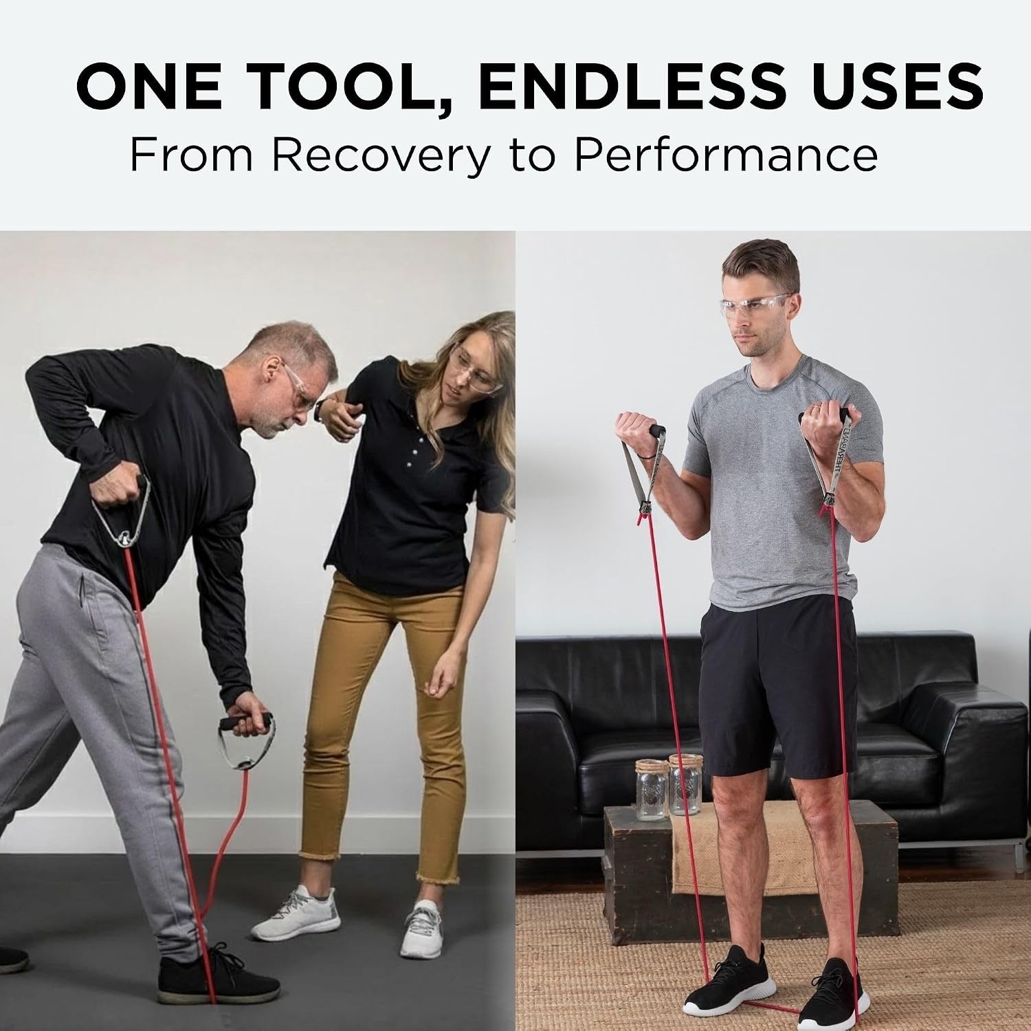 image:imageTHERABAND Resistance Tubing Red Medium Level 2 100 ft Roll LatexFree ProfessionalGrade Exercise Tube for Body amp Core Workouts CuttoLength ColorCoded Lightweight amp Versatile