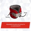 image:imageTHERABAND Ankle Wrist Weights Leg Weight Cuff 25 lb 2Piece Set Blue  Adjustable comfortfit cuff weights strap on at the ankle or wrist for walking and cardioRed  1 Lbs Each