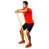 image:imageTHERABAND CLX LatexFree Resistance Band 11 Loops for Pilates Home Gym Professional Physical Therapy amp Fitness Equipment 25 Metre Red Medium Beginner Level 3Yellow