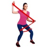 image:imageTHERABAND CLX LatexFree Resistance Band 11 Loops for Pilates Home Gym Professional Physical Therapy amp Fitness Equipment 25 Metre Red Medium Beginner Level 3Red  Medium
