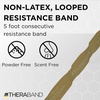 image:imageTHERABAND CLX Resistance Band with Loops 5 Feet Silver Super Heavy NonLatex Elastic Band for Exercise Mobility amp Rehab Stretching Home Workouts ColorCoded for Easy Resistance LevelsLevel 7  Elite  Gold