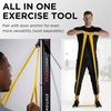 image:imageTHERABAND CLX Resistance Band with Loops 5Foot BandLevel 1  Light  Yellow