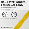 image:imageTHERABAND CLX Resistance Band with Loops 5Foot BandLevel 1  Light  Yellow