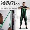 image:imageTHERABAND CLX Resistance Band with Loops 5Foot BandLevel 3  Heavy  Green