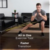 image:imageTHERABAND CLX Resistance Band with Loops 5Foot BandLevel 7  Elite  Gold