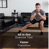 image:imageTHERABAND CLX Resistance Band with Loops Fitness Band for Home Exercise and Full Body Workouts Portable Gym EquipmentBlue  Extra Heavy