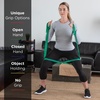 image:imageTHERABAND CLX Resistance Band with Loops Fitness Band for Home Exercise and Full Body Workouts Portable Gym EquipmentGreen  Heavy
