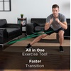 image:imageTHERABAND CLX Resistance Band with Loops Fitness Band for Home Exercise and Full Body Workouts Portable Gym EquipmentGreen  Heavy