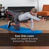 image:imageTHERABAND CLX Resistance Band with Loops Fitness Band for Home Exercise and Full Body Workouts Portable Gym EquipmentRed  Medium