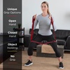 image:imageTHERABAND CLX Resistance Band with Loops Fitness Band for Home Exercise and Full Body Workouts Portable Gym EquipmentRed  Medium