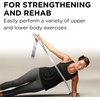 image:imageTHERABAND CLX Resistance Band with Loops Fitness Band for Home Exercise and Full Body Workouts Portable Gym EquipmentSilver  Super Heavy