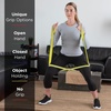 image:imageTHERABAND CLX Resistance Band with Loops Fitness Band for Home Exercise and Full Body Workouts Portable Gym EquipmentYellow  Thin
