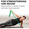 image:imageTHERABAND CLX Resistance Band with Loops Fitness Band for Home Exercise and WorkoutsRedGreen  MediumHeavy