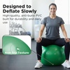 image:imageTHERABAND Exercise and Stability Ball for Improved Posture Balance Core Fitness Coordination and RehabGreen  26 Inches