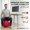 image:imageTHERABAND Exercise and Stability Ball for Improved Posture Balance Core Fitness Coordination and RehabRed  22 Inches