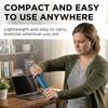 image:imageTHERABAND FlexBar Flex Bar Physical Therapy Tennis Elbow Blue  Flex therapy bar for physical therapy wrist and forearm exercise with non slip grip and compact designBlue  Heavy