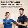 image:imageTHERABAND FlexBar Flex Bar Physical Therapy Tennis Elbow Blue  Flex therapy bar for physical therapy wrist and forearm exercise with non slip grip and compact designGreen  Medium