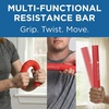 image:imageTHERABAND FlexBar Resistance Bar Physical Therapy Flex Elbow Wrist Red  Flex therapy bar for physical therapy wrist and forearm exercise with non slip grip and compact design