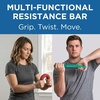 image:imageTHERABAND FlexBar Resistance Bars for Tennis Elbow amp Grip Strength ColorCoded Therapy Bars for Tendonitis amp Golfers ElbowRedGreen