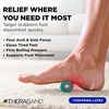 image:imageTHERABAND Foot Roller for Plantar Fasciitis Arch amp Heel Massager Green  Textured foot roller for plantar fasciitis arch and heel massage  compact enough to use at a desk or chairOriginal