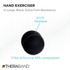image:imageTHERABAND Hand Exerciser Ball Soft Resistance Squeeze XLarge RedBlack  Extra Firm