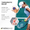 image:imageTHERABAND Hand Exerciser Ball Soft Resistance Squeeze XLarge RedBlue  Firm