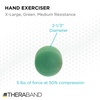image:imageTHERABAND Hand Exerciser Ball Soft Resistance Squeeze XLarge RedGreen  Medium