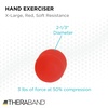 image:imageTHERABAND Hand Exerciser Ball Soft Resistance Squeeze XLarge RedRed  Soft