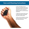 image:imageTHERABAND Hand Exerciser Stress Ball Therapy Squeeze Exercise Black  Hand exerciser for grip strengthening hand therapy and finger wrist and forearm exerciseStandard  Black  Extra Firm