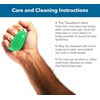 image:imageTHERABAND Hand Exerciser Stress Ball Therapy Squeeze Grip Strength Red  Hand exerciser for grip strengthening hand therapy and finger wrist and forearm exerciseGreen