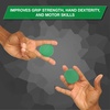 image:imageTHERABAND Hand Exerciser Stress Ball Therapy Squeeze Grip Strength Red  Hand exerciser for grip strengthening hand therapy and finger wrist and forearm exerciseGreen