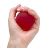 image:imageTHERABAND Hand Exerciser Stress Ball Therapy Squeeze Grip Strength Red  Hand exerciser for grip strengthening hand therapy and finger wrist and forearm exerciseRed