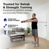 image:imageTHERABAND Hard Sports Handle 12 Hand Grip Accessory for Elastic Resistance Bands and Tubes Exercise Equipment for Home Gym Workout Training Sports Performance Use with Door Anchor