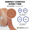 image:imageTHERABAND Kinesiology Tape 1 Roll Knee amp Shoulder 2 BlackWhiteBeigeBeige