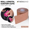 image:imageTHERABAND Kinesiology Tape 1 Roll Knee amp Shoulder 2 BlackWhiteBeigeBeige