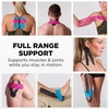 image:imageTHERABAND Kinesiology Tape 1 Roll Knee amp Shoulder 2 BlackWhiteBlackGray