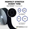 image:imageTHERABAND Kinesiology Tape 1 Roll Knee amp Shoulder 2 BlackWhiteBlackGrey