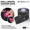 image:imageTHERABAND Kinesiology Tape 1 Roll Knee amp Shoulder 2 BlackWhiteBlackWhite