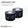 image:imageTHERABAND Kinesiology Tape 1 Roll Knee amp Shoulder 2 BlackWhiteBlackWhite