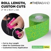 image:imageTHERABAND Kinesiology Tape 1 Roll Knee amp Shoulder 2 BlackWhiteElectric GreenYellow
