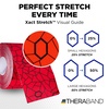image:imageTHERABAND Kinesiology Tape 1 Roll Knee amp Shoulder 2 BlackWhiteHot RedBlack