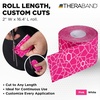 image:imageTHERABAND Kinesiology Tape 1 Roll Knee amp Shoulder 2 BlackWhitePinkWhite
