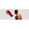 image:imageTHERABAND Kinesiology Tape Waterproof Physio Tape for Relief Muscle amp Joint Support Standard Roll with XactStretch Application Indicators 2 X 10 Strips 20 Precut Strips Hot RedBlackHot RedBlack