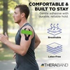 image:imageTHERABAND Kinesiology Tape for Shoulder Back amp Knee 2 BeigeBeige  Elastic kinesiology tape for knee shoulder and back  flexible support that moves with the muscleGreenYellow