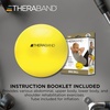 image:imageTHERABAND Mini Ball 9Inch Pilates amp Yoga Ball Physical Therapy Yellow  9inch small inflatable core ball for Pilates yoga stability balance and physical therapyNew Version