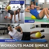 image:imageTHERABAND Mini Ball 9Inch Pilates amp Yoga Ball Physical Therapy Yellow  9inch small inflatable core ball for Pilates yoga stability balance and physical therapyOriginal