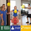 image:imageTHERABAND Mini Ball 9Inch Pilates amp Yoga Ball Physical Therapy Yellow  9inch small inflatable core ball for Pilates yoga stability balance and physical therapyNew Version