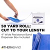 image:imageTHERABAND Resistance Band 50Yard Roll Latex Elastic Band for Exercise Stretching Physical Therapy Yoga Pilates Home Workouts CuttoLength ColorCoded LevelsBlue  Extra Heavy