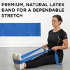 image:imageTHERABAND Resistance Band 50Yard Roll Latex Elastic Band for Exercise Stretching Physical Therapy Yoga Pilates Home Workouts CuttoLength ColorCoded LevelsBlue  Extra Heavy
