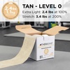 image:imageTHERABAND Resistance Band 50Yard Roll Latex Elastic Band for Exercise Stretching Physical Therapy Yoga Pilates Home Workouts CuttoLength ColorCoded LevelsTan  Extra Light